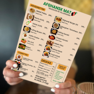 1 Page 1 Side Print menu Design